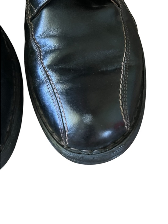 Josef Seibel Black Leather Lace-Up Dress Shoes main image 4